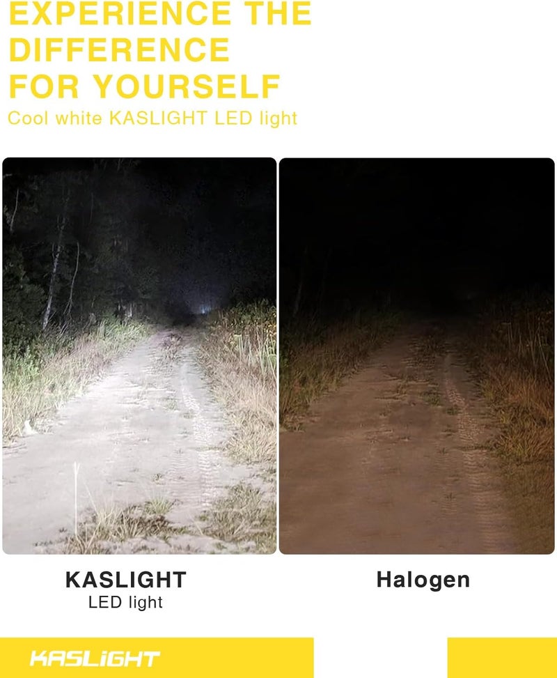 KASLIGHT H6054 LED Headlights,Pair Rectangular 5x7 7x6 LED Headlight Hi/Low Sealed Beam Replacement Headlamp Compatible with Jeep Wrangler YJ XJ Chevy Express Ford GMC Savana Toyota Pickup Truck Van - Image 5